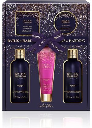 Baylis & Harding Mulberry Fizz Perfect Pamper Gift Set - Vegan Friendly