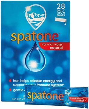 nelsons spatone iron rich water natural supplement shot original flavour