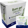 10 Pack Qualicare 5cm x 5cm Small Non Adherent First Aid Burns Scalds Dressings