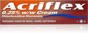 Acriflex, Antiseptic Cream, 30g, Soothing and Effective for Burns, Scalds and Blisters