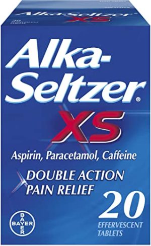 Alka-Seltzer XS Pain Relief, 20 Tablets (Pack of 1)