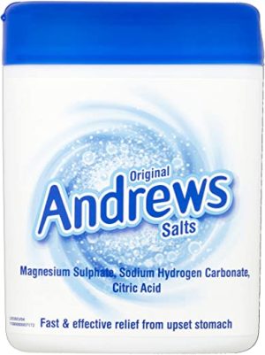 ANDREWS Original Salts, Stomach & Constipation Relief for Adults, 250 g