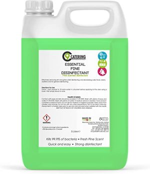 c 9 catering pine disinfectant 5 litre green