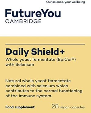 Daily Shield+ 500mg EpiCor® Whole Yeast Fermentate - Increases Immunoglobulin A Levels - Year-Round Protection - 28 Day Supply - Developed by...