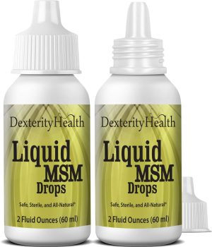 dexterity health liquid msm eye drops 2 pack