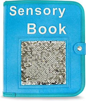 Fidget Book for Adults- Activity Book for Seniors with Dementia, Alzheimer´s, Autism and Memory or Motor Challenges - Sensory Stimulation and...