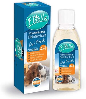 Floella Multi-Purpose Antibacterial Concentrated Disinfectant Kills 99.9% of Bacteria & Viruses Eliminates Odour Pet Fresh 150ml One Size