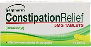 GALPHARM Entrolax (Bisacodyl 5mg) Effective overnight relief of constipation - 100 tablets