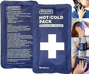 hot cold gel pack reusable therapy wrap microwaveable and freezable for fast