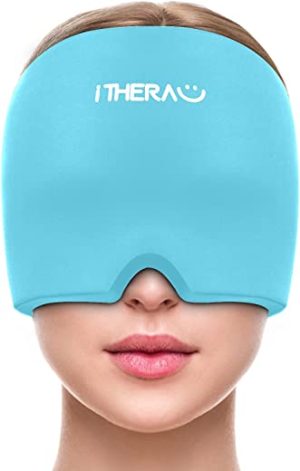 I-THERA-U Migraine Relief Cap - Reusable Headache Relief Cap, Flexible Headache Hat for Migraine, Migraine Cap for Tension Headache, Sinus...