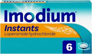 Imodium Instants - Fast Dissolving Tablets for On-The-Go Diarrhoea Relief in Under 1 Hour - Diarrhoea Relief Tablets - 6 Count (Pack of 1)