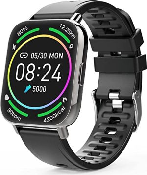 Judneer Smart Watch, 1.69''Touch Screen Smartwatch, Fitness Activity Tracker with Heart Rate, Sleep Monitor, IP67 Waterproof Pedometer Watch, Smart...