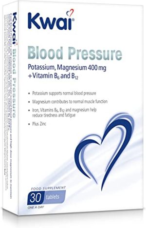 Kwai Blood Pressure | Tablets I Potassium to support normal blood pressure | Magnesium and Zinc contribute to normal muscle function (incl heart...