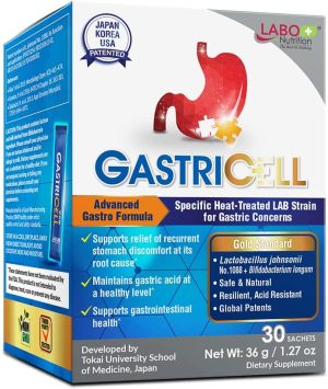 labo nutrition gastricell eliminate h pylori relieve acid reflux and