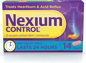 Nexium Control Heartburn and Acid Reflux Relief Tablets,14 Count (Pack of 1)