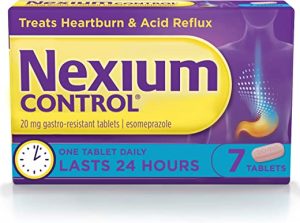 nexium control heartburn and acid reflux relief tablets 20mg