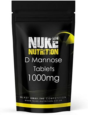 Nuke Nutrition D Mannose Tablets 1000mg | 365 Tablets | UTI Treatment for Women & Men | Urine Infection Relief | Cystitis Treatment | Natural Pills...