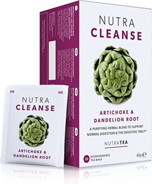 NUTRACLEANSE - Detox Tea | Cleanse Tea - Helps Relieve Constipation & Encourage Digestion - Includes Dandelion Root, Artichoke & Milk Thistle - 20...