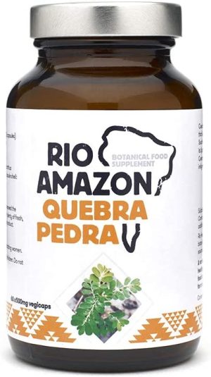 Rio Amazon 500 mg Quebra Pedra 60 Vegetarian Capsules, 60 g