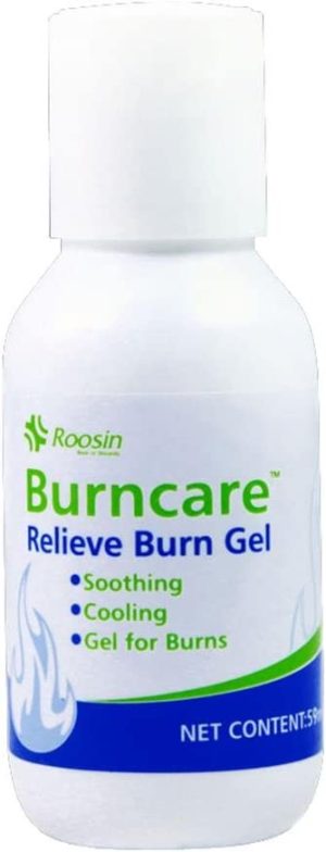 roosin burncare relieve burn gel hydrogel bottle 59ml