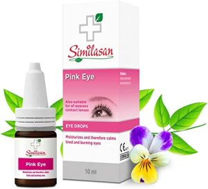 Similasan Eye Drops for Pink Eyes 10 ml - for Red Eyes - Soothes Red and Burning Eyes