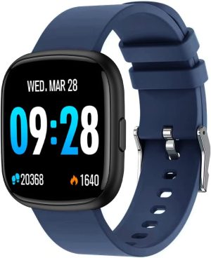 Smart Watch, 1.4'' Full Touch Fitness Tracker with Heart Rate, Blood Pressure and Sleep Monitor, Message Notification,Smartwatch for Men Women，IP68...