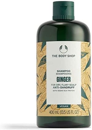the body shop ginger anti dandruff shampoo green honey 400 ml