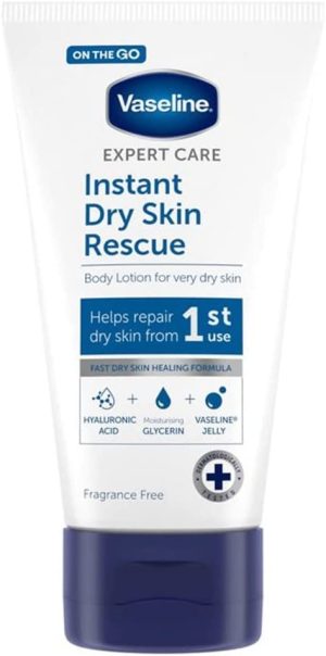 vaseline body lotion instant dry skin rescue 75ml