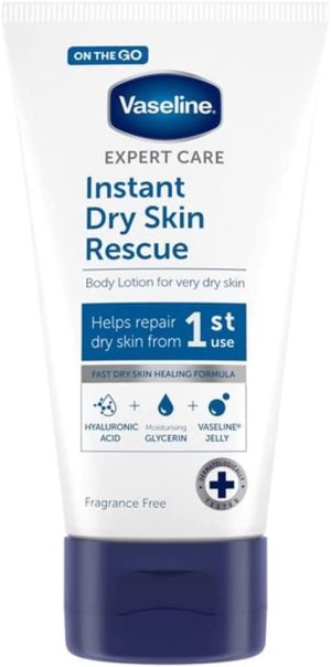 Vaseline Body Lotion Instant Dry Skin Rescue, 75ml