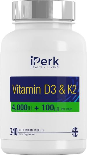 vitamin d3 4000iu vitamin k2 vegetarian tablets 240 high strength