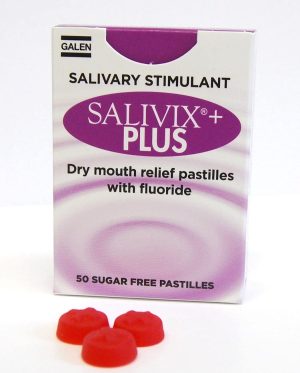 50 Sugar Free Salivix PLUS Dry mouth relief pastilles with fluoride