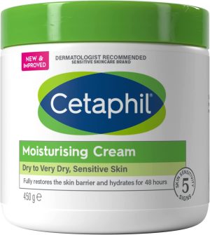 cetaphil body moisturiser 450g moisturising cream for dry to very dry