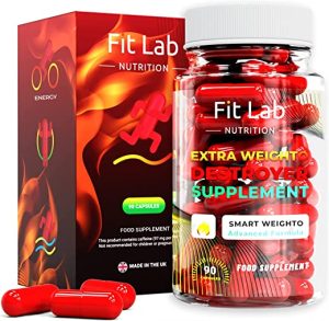 FIT LAB - 90 Capsules- For Women & Men -Weighto M.anagement - 45 Days Supply - Free Diet E-Book