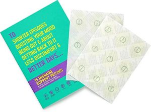 To Better Days Migraine Patches – 15 Discreet Patches - Targeted, Fast Acting Migraine & Headache Relief - Forehead, Temple & Neck- With Vitamin D...