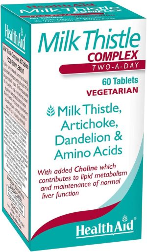 HealthAid Milk Thistle Complex 60 Vegetarian Tablets