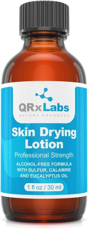 QRxLabs Drying Lotion - Alcohol-Free Overnight Acne & Whitehead Spot Treatment Â€“ Fights Blemishes, Pimples & Breakouts For A Clear Skin Â€“ Fast...