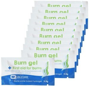 10 x First Aid Burn Gel Blots Sachets 3.5g - Soothes & Cools Burns/Scalds