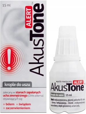 AKUSTONE ALERT ear drops 15 ml for pain, itching and redness