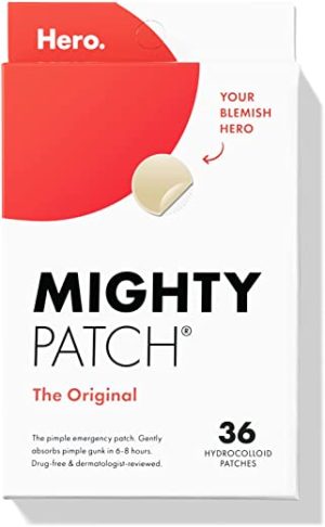 mighty patch hydrocolloid acne absorbing spot dot 12mm 36 count