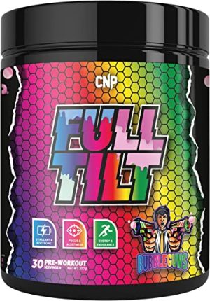 CNP Professional, Pro, Full Tilt Strong Pre-Workout EU Version, 30 Servings, Stimulant & Nootropic, Energy, Focus (Bubble Guns)