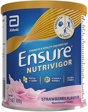 Ensure NutriVigor Nutritional Shake | Boosts Energy | Helps you do what you want with Strength | Food supplement with Protein, HMB and 27 Vitamins...