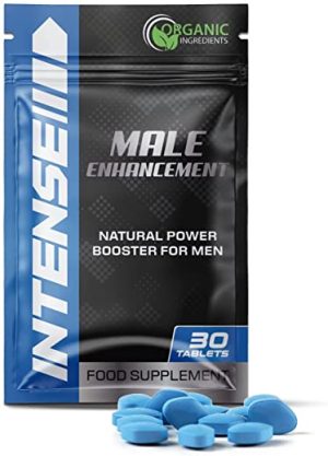 Intense Blue 30 Tablets - Herbal Supplement for Men - Strong Effect - Performance & Enhancement Tablets for Men - Natural Ingredients-Male Energy &...