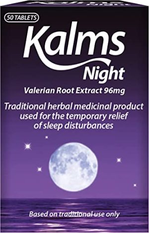 Kalms Night, 50 Tablets - Traditional Herbal Medicinal Product Used For The Temporary Relief Of Sleep Disturbances