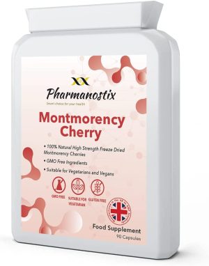 montmorency cherry 90 vegan capsules 3000mg daily serving of high