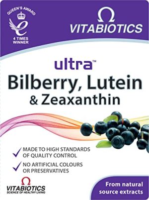 Vitabiotics Ultra Bilberry, Lutein and Zeaxanthin - 30 Tablets