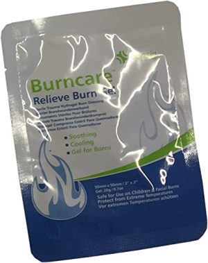 Burncare EMERGENCY FIRST AID BURN CARE SCALD SOOTHING STERILE HYDROGEL DRESSINGS 5CM X 5CM (50MM X 50MM)