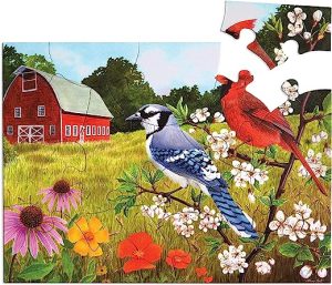 relish dementia jigsaw puzzles for adults 13 piece summer birds puzzle