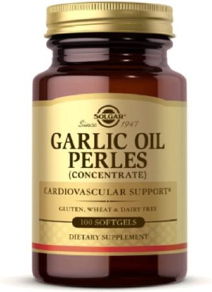 Solgar Garlic Oil Softgels - Pack of 100 - Antifungal, Antibacterial and Antiviral Properties - Supports Daily Wellbeing - Gluten Free, Gold