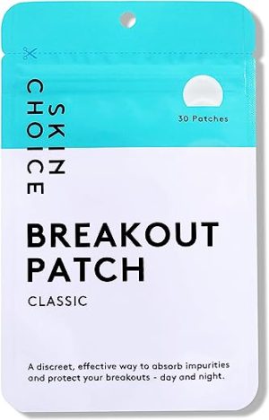 Breakout Pimple Spot Patches by SKINCHOICE - Acne Patch (Pack of 30) Hydrocolloid Spot Treatment Blemish Stickers, Mighty Dots for Spots, Vegan &...