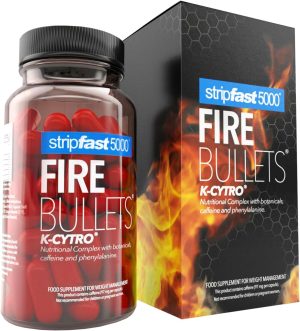 Fire Bullets with K-CYTRO for Women & Men - Weight Management Supplement - Keto Diet Friendly - 30 Days Supply